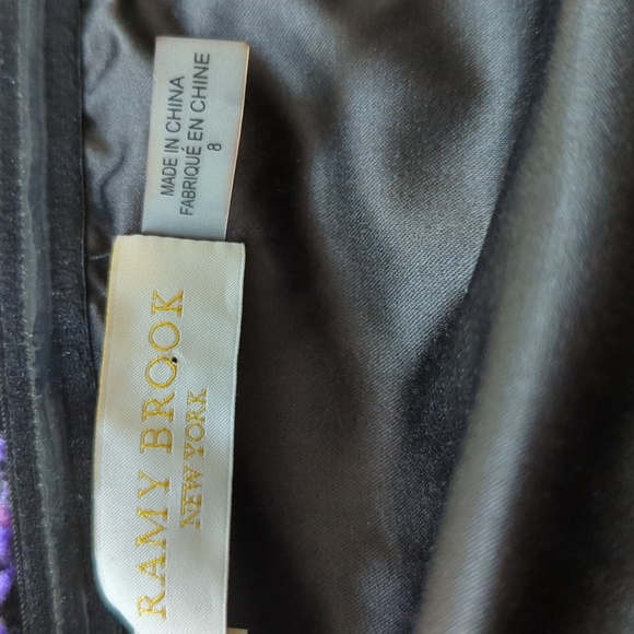 Ramy Brook Printed Capone Velvet Bustier Corset Crop Top 8 - Picture 14 of 15